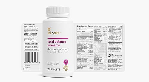 Miniatura 7 de Xtend-Life Total Balance - Suplemento multivitamínicomultinutriente para mujeres antienvejecimiento y salud general (120 tabletas entéricas