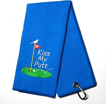 Review DYJYBMY Kiss My Putt Funny Golf Towel,Embroidered Golf Towels for Golf Bags with Clip,Golf Gifts for Men Woman,Birthday Gifts for Golf Fan,Retirement Gift,Dad Golf Towel Review DYJYBMY Kiss My Putt Funny Golf Towel,Embroidered Golf Towels for Golf Bags with Clip,Golf Gifts for Men Woman,Birthday Gifts for Golf Fan,Retirement Gift,Dad Golf Towel