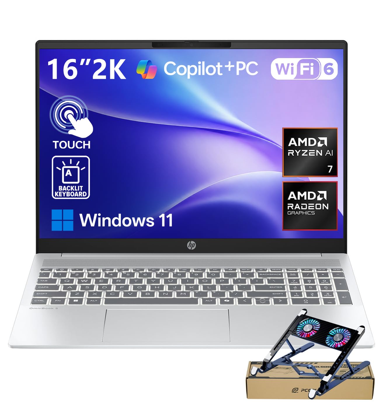 Amazon.co.jp: HP OmniBook 5 プレミアム 16インチ 2K タッチ