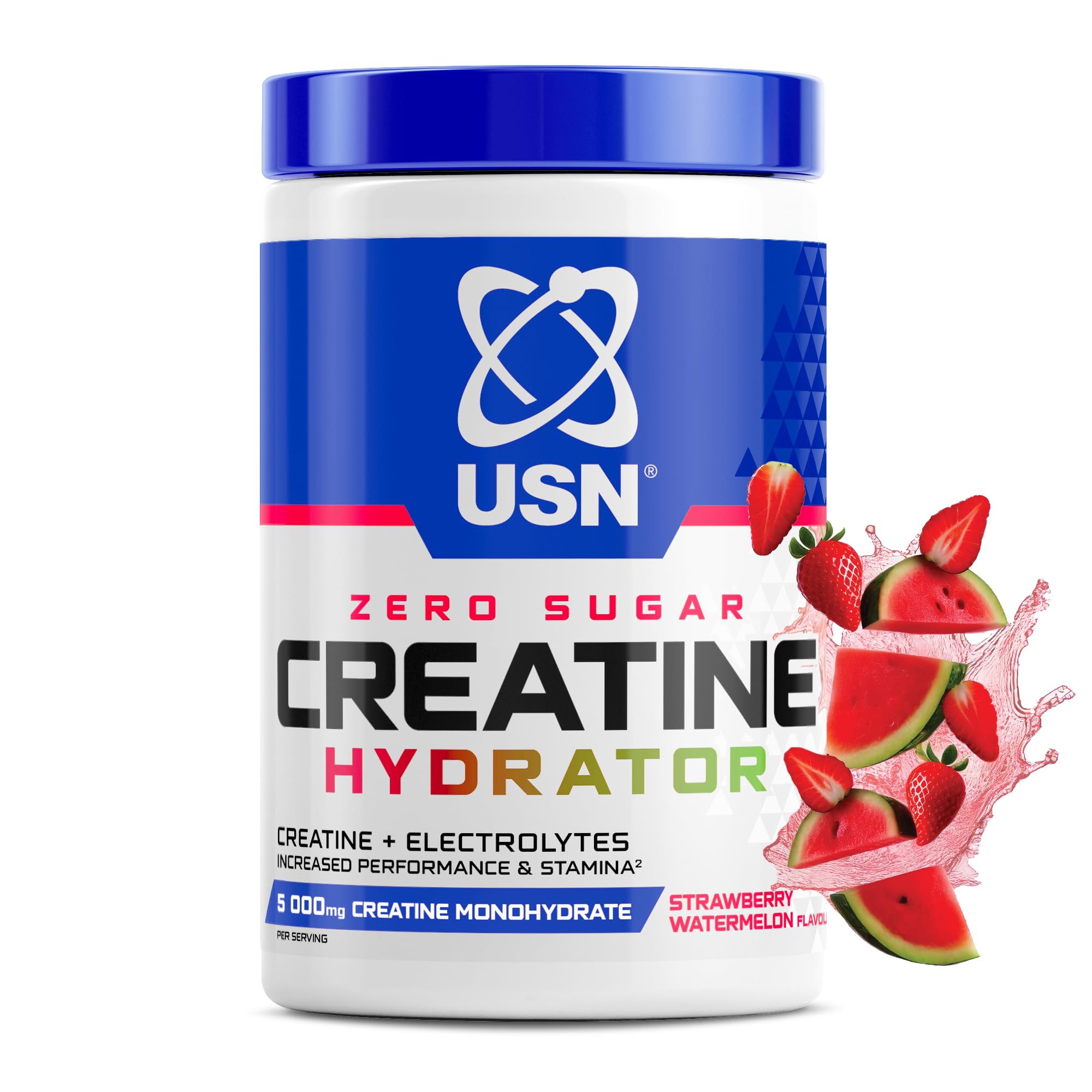 USN Creatine Hydrator Creatine & Electrolytes I Strawberry Watermelon 330g