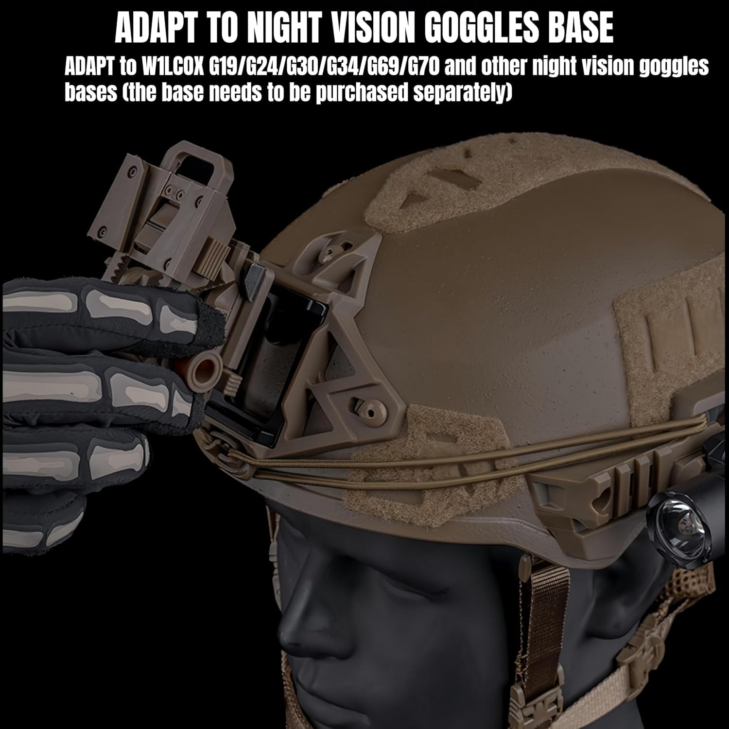 Casco tattico W.endy Team 3.0 versione semplificata per caccia, tiro, softair, casco protettivo, equipaggiamento per addestramento al combattimento