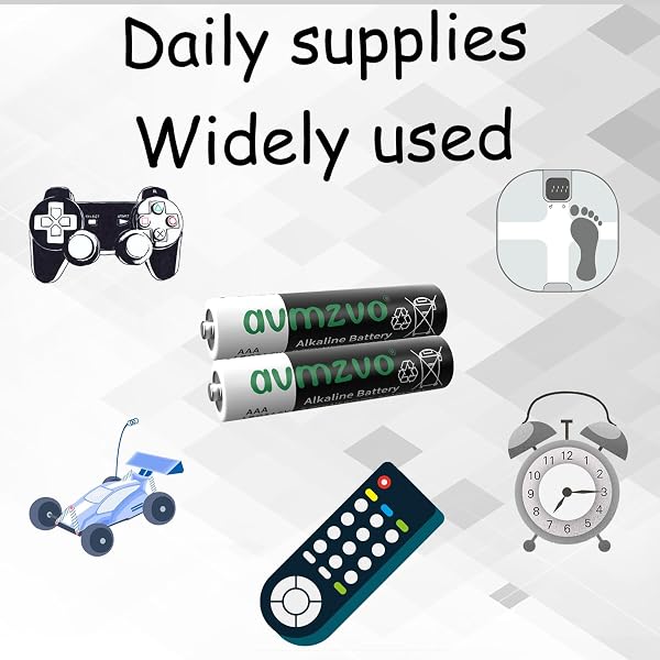 Pilas AAA, Paquete de 48, Batteries LR03 1,5 V alcalinas, 1,5V, Potencia Duradera, Potente, se Puede Utilizar para Juguetes, Despertador y Otros Dispositivos electrónicos - 3