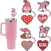 Vista 14 de Tapa para vasos Stanley, compatible con vasos de 30 y 40 onzas, tapas reutilizables a prueba de polvo, fundas para regalos de Navidad