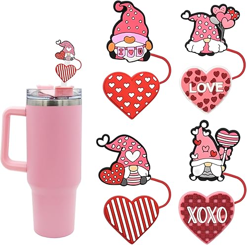 Miniatura 88 de Straw Cover Cap for Stanley Cup,Straw Topper Compatible for 30&40 Oz Tumbler with Handle,10mm 0.4in Dust-Proof Reusable Straw Tips Lids,Straw Tip