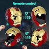 Iron-Man MK 5 Wearable Electronic Helmet - With Voice Control and Remote Control, LED Eyes and Sound Effects, Perfect as Props and Superhero Figure for Adult Collectors, Gift