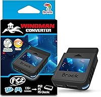 Vista 1 de Brook Wingman PS2 Converter - Wireless Version of PS4/3 to PS2/1, Retro Consoles Converter on PS2/ PS1/PS Classic Consoles, for PS Retro Consoles