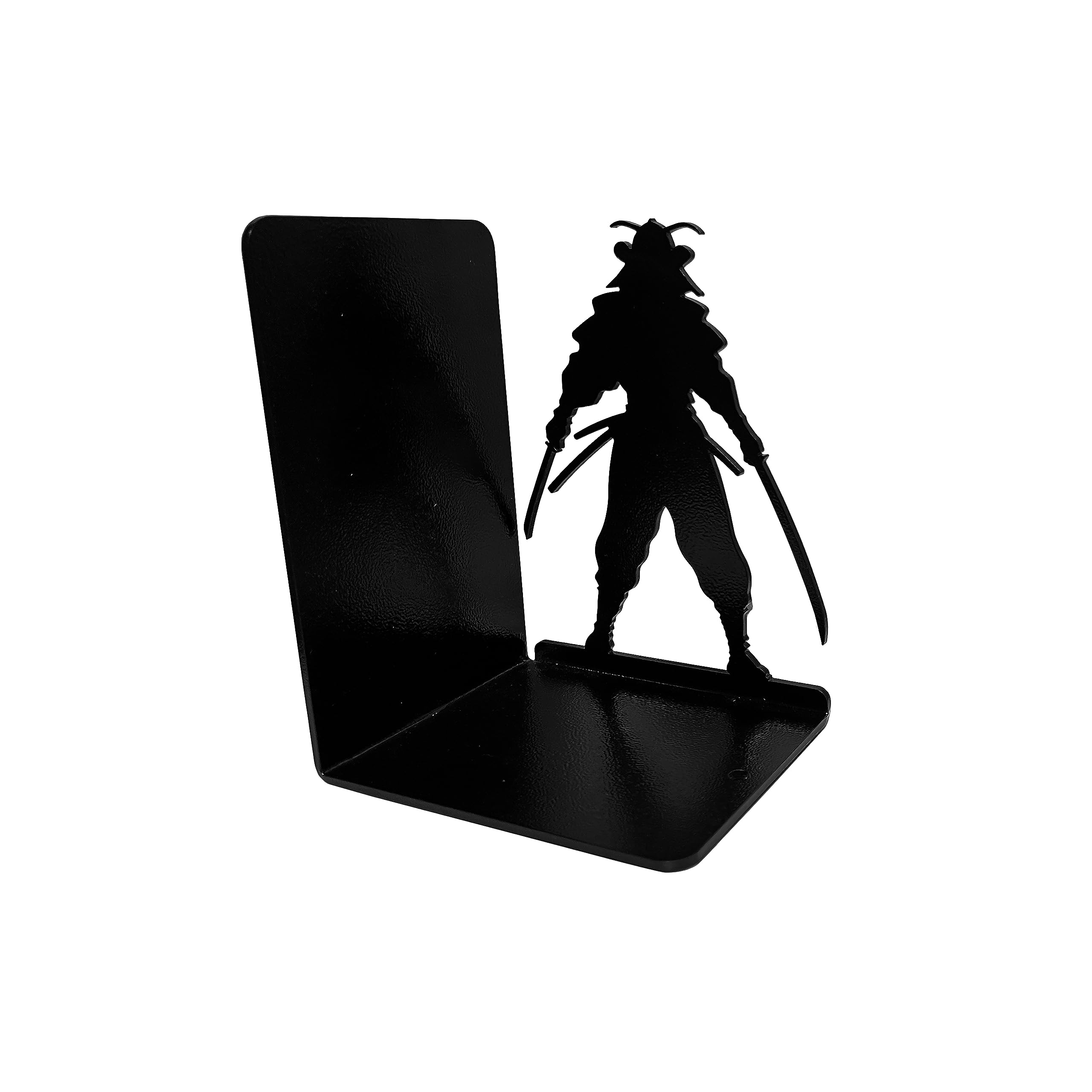 Dekorative Buchstützen aus Metall für Regale, Samurai-Buchstützen, rutschfeste Buchstützen, Buchstopper für Zuhause/Büro, Buchstützen, Fantasie-Buchstützen, 17,8 x 14,9 x 10,2 cm
