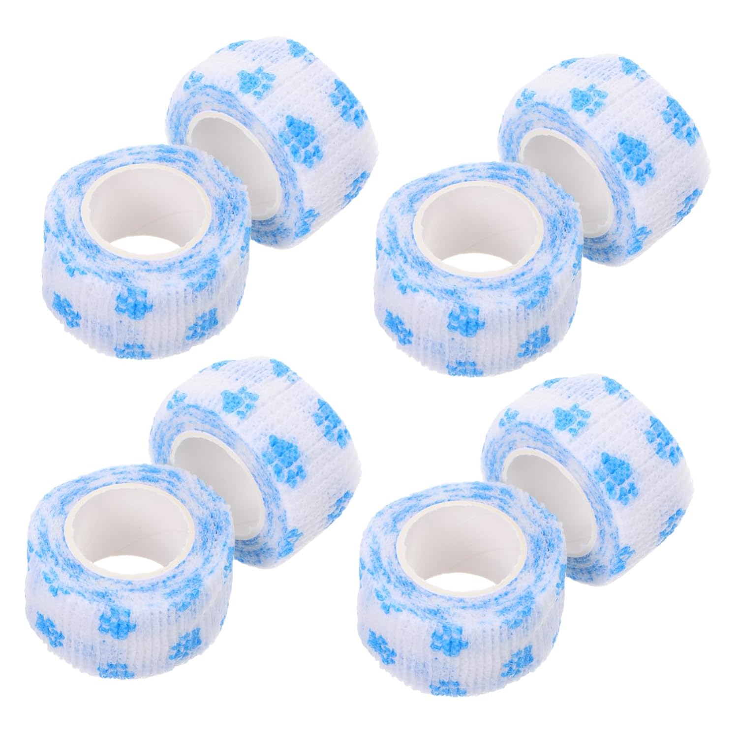Ipetboom 8pcs Elastic Bandage Finger Tape Wraps for Nail Art and Makeup Self-Adhesive Style Finger Protectors for Wrist Swelling Cat Design Comfortable Fit Versatile Use