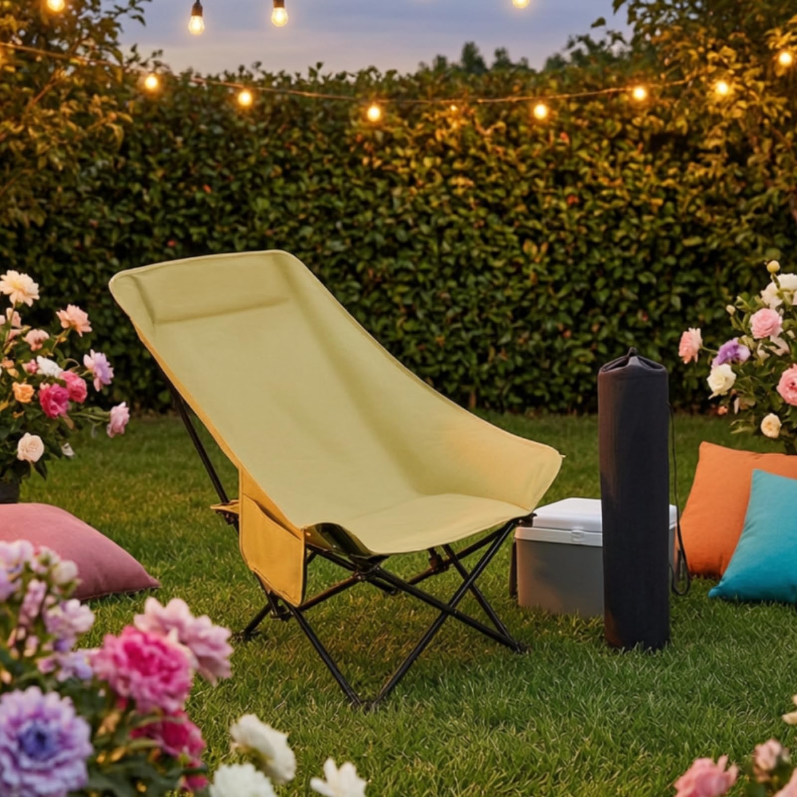 Baoblaze Fauteuil Pratique, Kaki