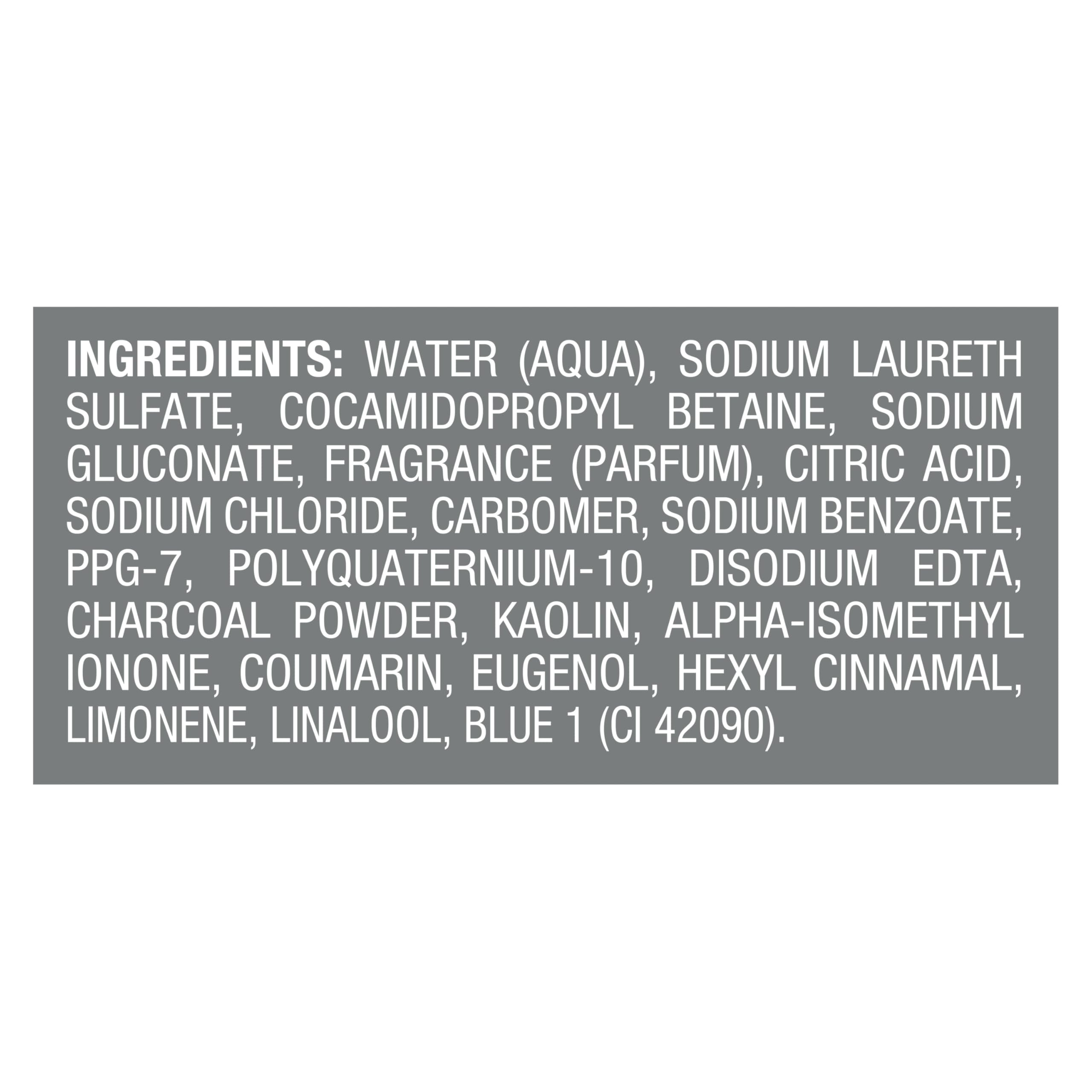 DOVE MEN + CARE Shampoo 1 count Charcoal + Clay for Real Hair that Powers Up Hair Strength, with Deep Purifying Benefits, 28 Fl oz