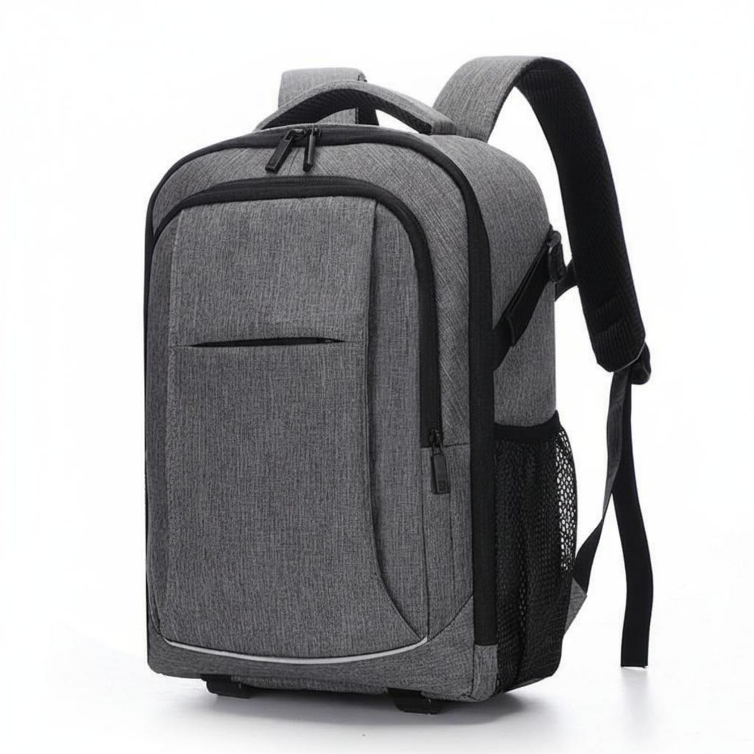 Bnf Tripod Holder DSLR Camera Backpack Large Capacity Photography Backpack Shockproof Camera and Lens Bag Water Resistant for Photographers, Travel, Outdoor, Gray, L-picture-56