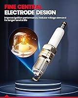 Vista 5 de BKR6EIX Bujías KAX de doble iridio 8 unidades para Camry, Tundra, RAV4, tC, ES300, RX330, Sequoia, Avalon, RX300, Highlander, xB, Outback, Sienna