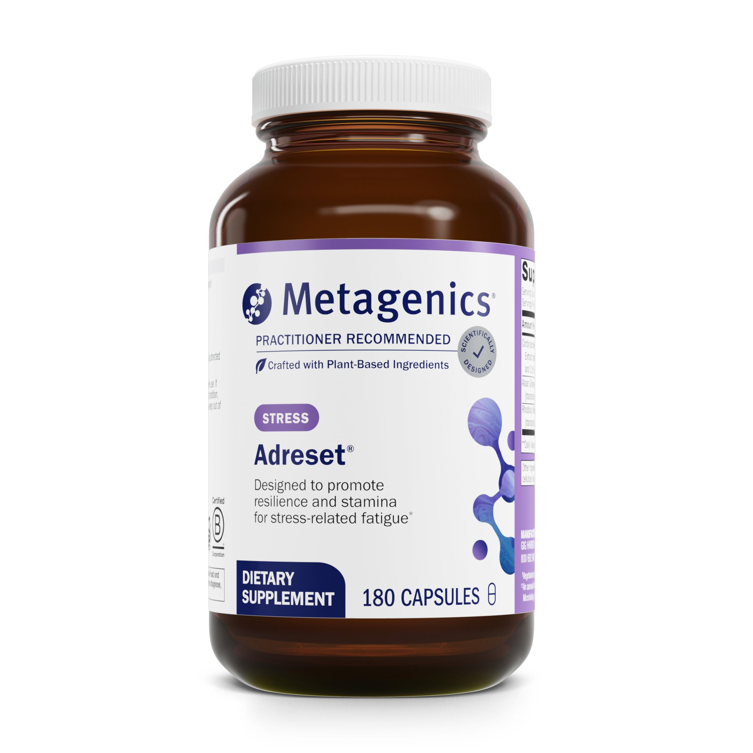 Metagenics Adreset® â€“ Relief for Stress-Related Fatigue* | 90 2-capsule servings