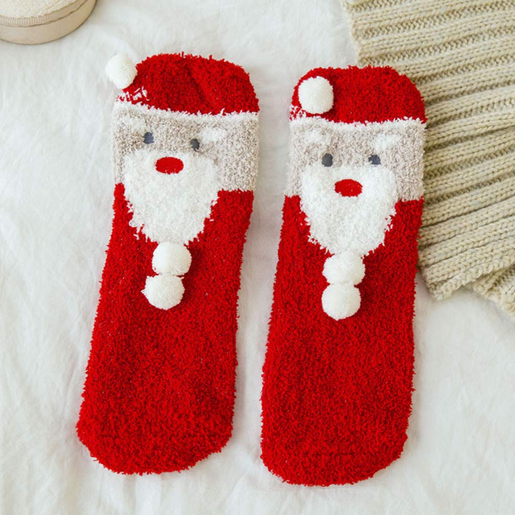 DECHOUS 9paare Dicke Fleece Socken Für Winter Rutschfeste Schlafsocken Mit Witzigen Mustern Als Haussocken Oder Zu Weihnachten Für Damen Und Herren
