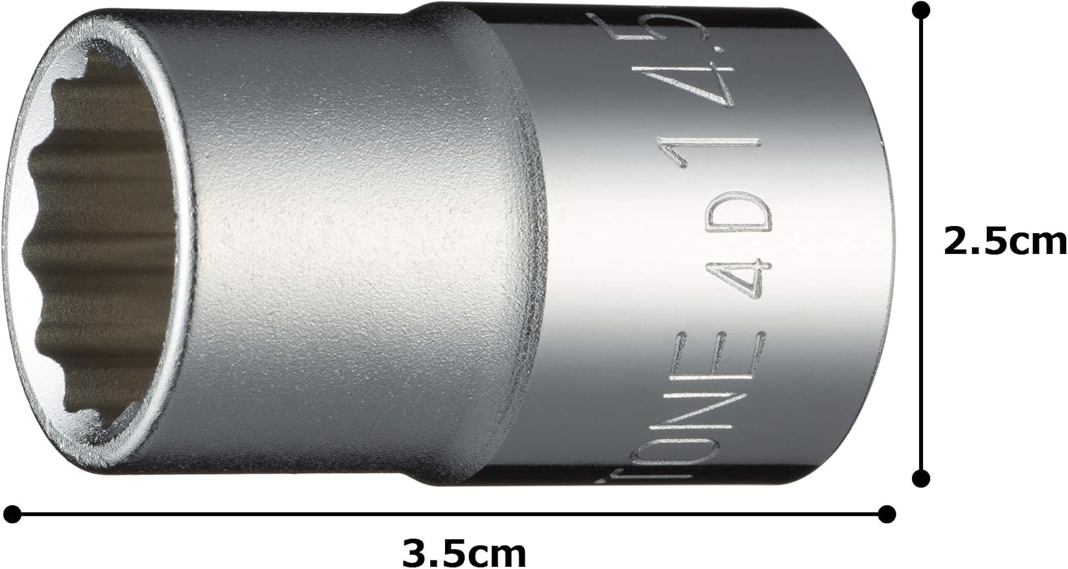 TONE Socket 12-Point 4D-14.5 1/2" Inch Drive 14.5mm