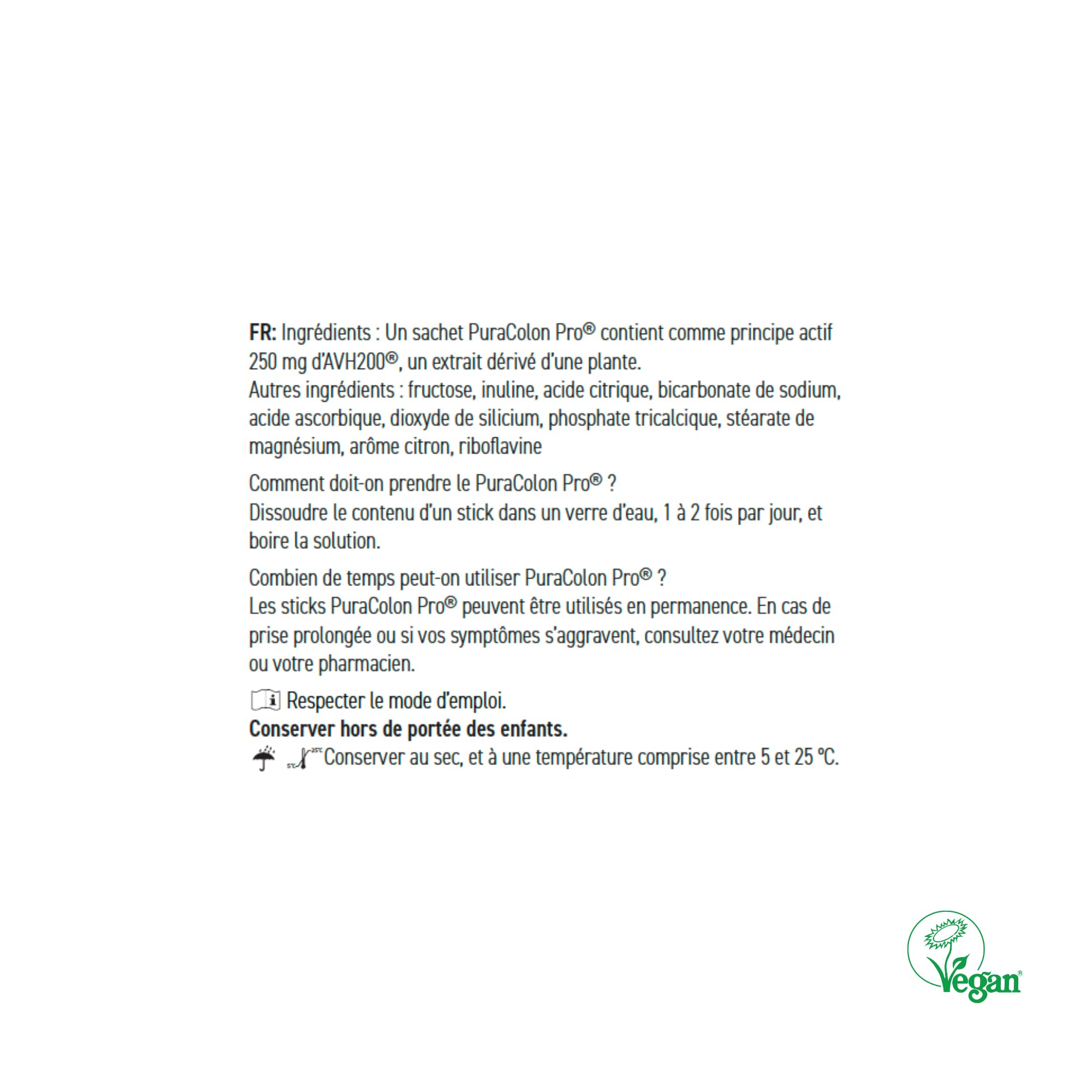 Purasana® PuraColon Pro – 30 Satchets avec 250mg Aloe Vera AVH200® – Soulage le Colon Irritable, la Constipation et Favorise la Detox du Colon