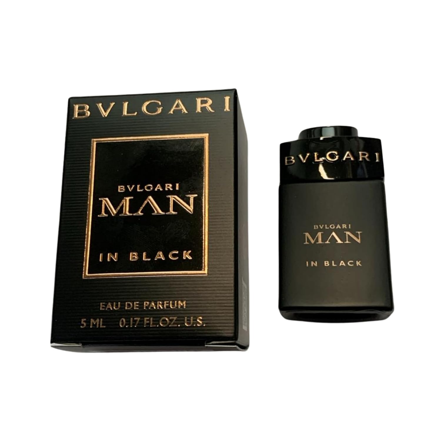 Bvlgari Man In Black Eau de Parfum Mini Splash .17 Fl Oz