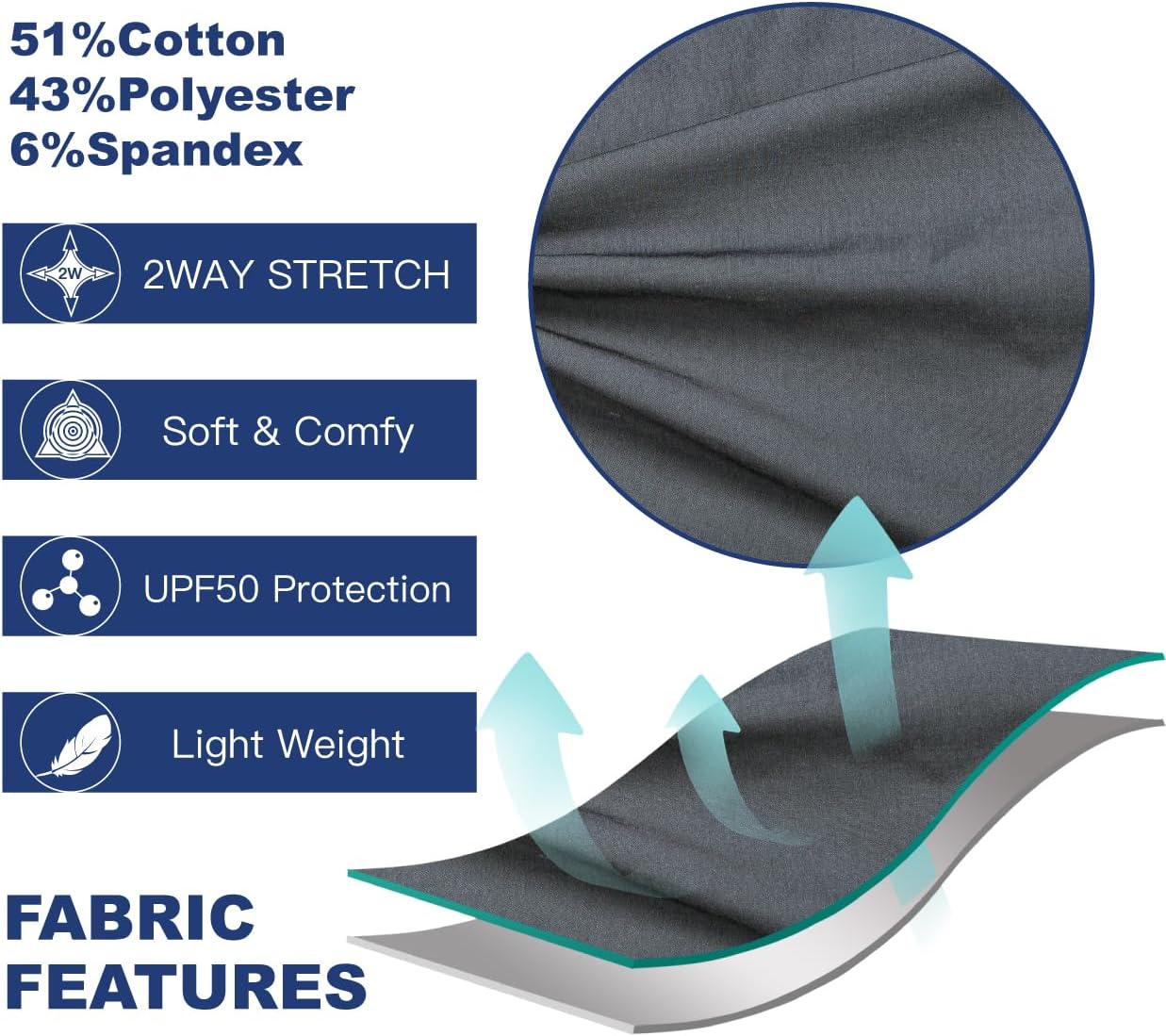 SURF CUZ Men's Vintage Cruzer Stretch Boardshort Chino Shorts - Image 4