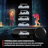 SteelSeries Arctis Nova Pro Wireless - Casque gaming multi-système - Haut-parleurs magnétiques en néodyme - ANC - Autonomie illimitée - Micro ClearCast Gen 2 - PC, PS5, PS4, Switch, Mobile - 6