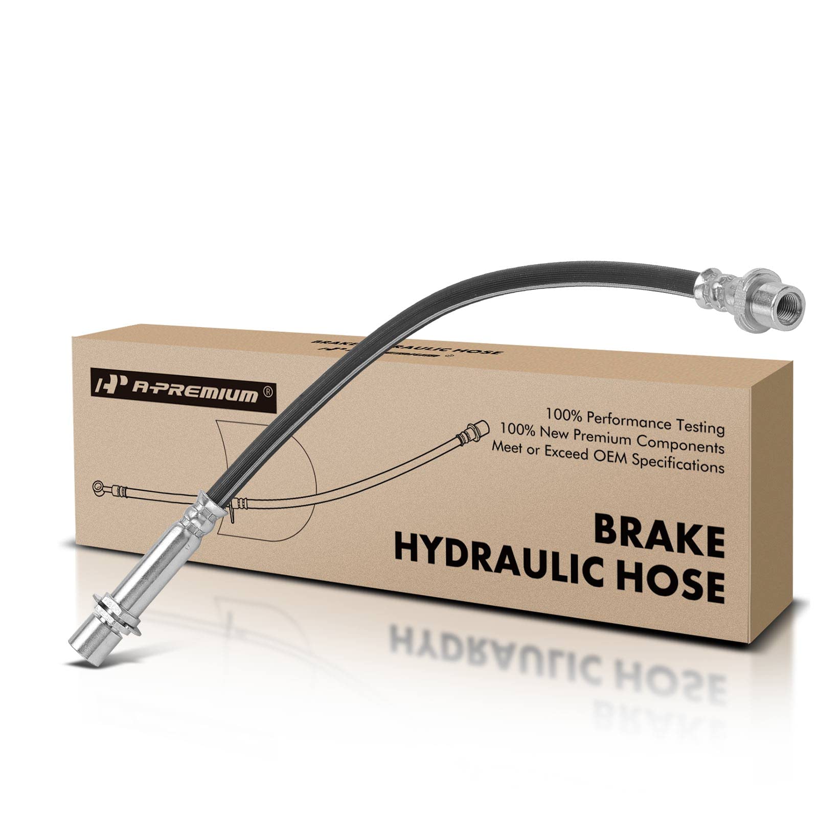 Amazon.com: A-Premium Rear Driver Brake Hydraulic Hose Compatible  