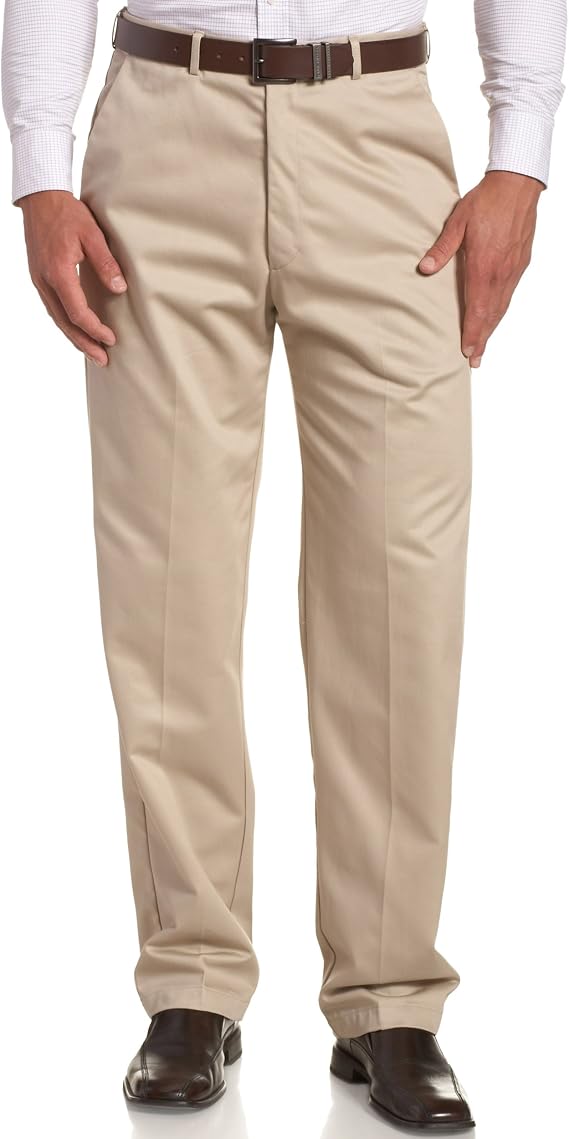No Iron Flat Front Pant Reg 