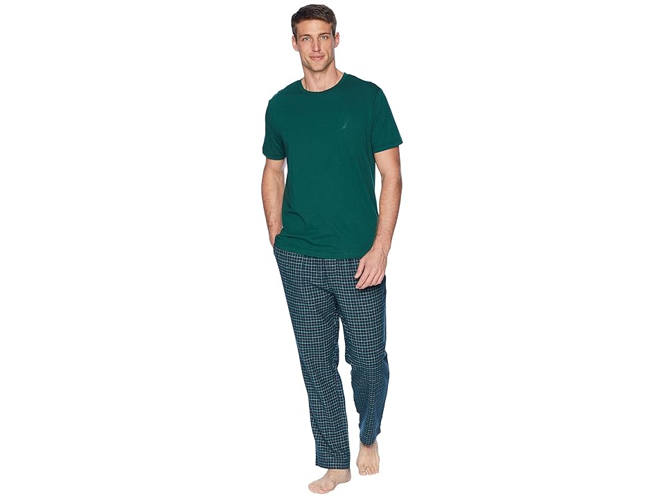 

Nautica Woven PJ Set (Tidal Green) Men's Pajama Sets