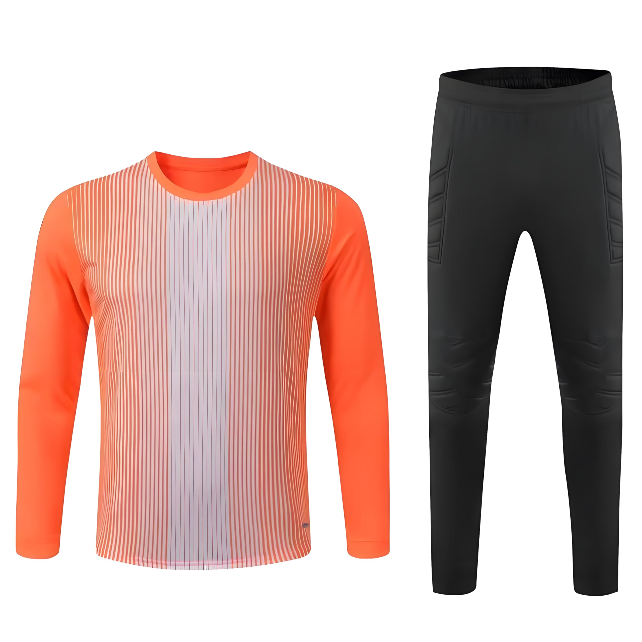 Maglia da portiere per adulti e bambini, traspirante, con imbottitura, per calcio, allenamento, competizione, pallamano