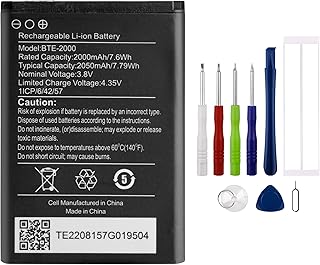 Battery BTE-2000 Compatible with CAT S22 Flip with Tools