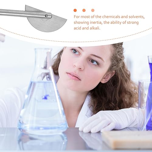 Miniatura 6 de Paleta mezcladora de acero inoxidable, herramienta de agitación de laboratorio, varilla de agitación de laboratorio para ciencia química, frasco