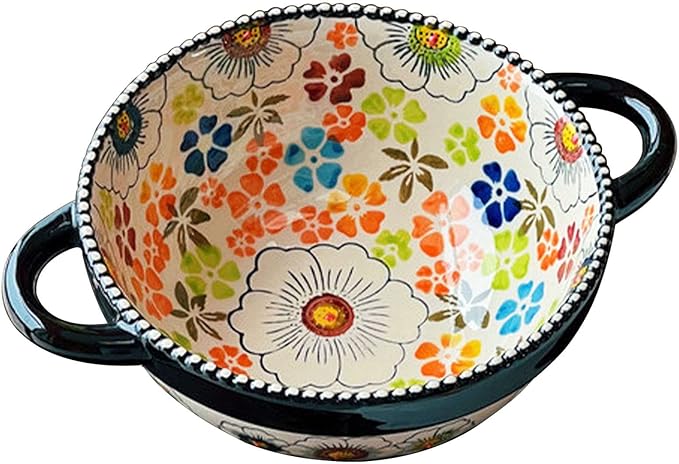 Set 6 Ciotole Cereali Ceramica 700ml - Colorate, Microonde E Lavastoviglie, Per Colazione E Insalate - Foto 3