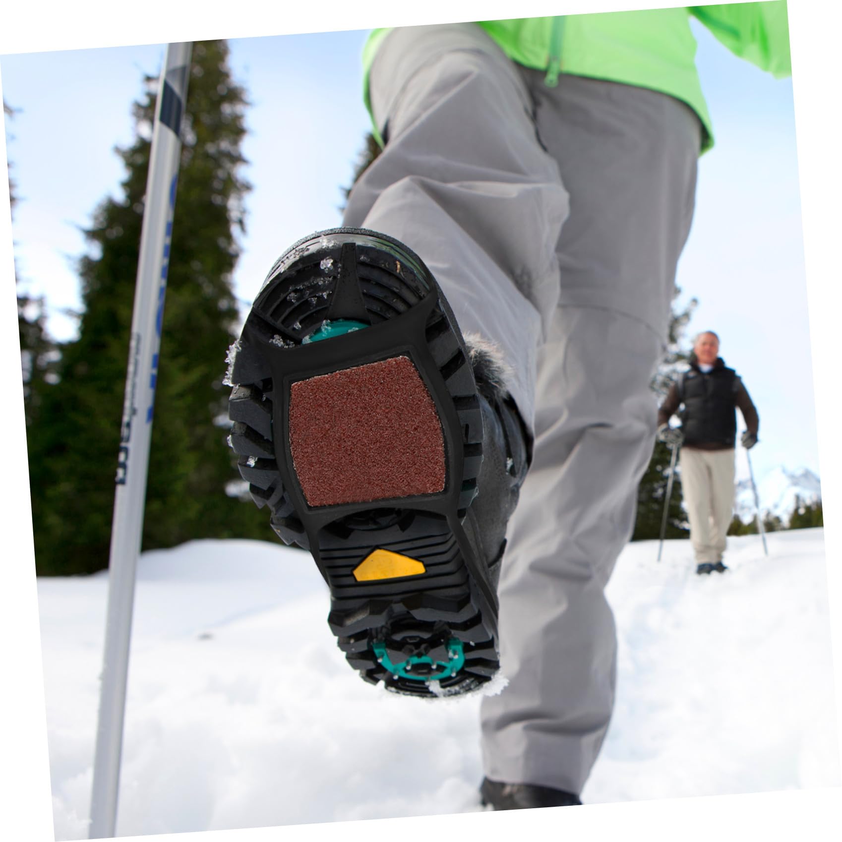 Veemoon Couvre-Chaussures Antidérapants Chaînes Pour Chaussures De Randonnée Crampons Pour Bottes Crampons Pour Chaussures Crampons De Montagne Crampons De Traction