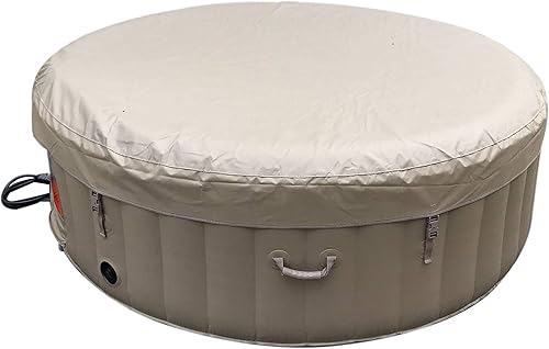 Miniatura 22 de ALEKO Spa inflable para bañera de hidromasaje Burbuja de chorro personal de alta potencia con cubierta ajustable y 3 cartuchos de filtro 265