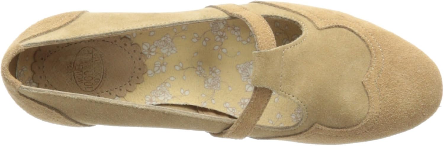 Wolverine 1000 Mile Women's Lois Slip On Flats,Beige,8.5 B