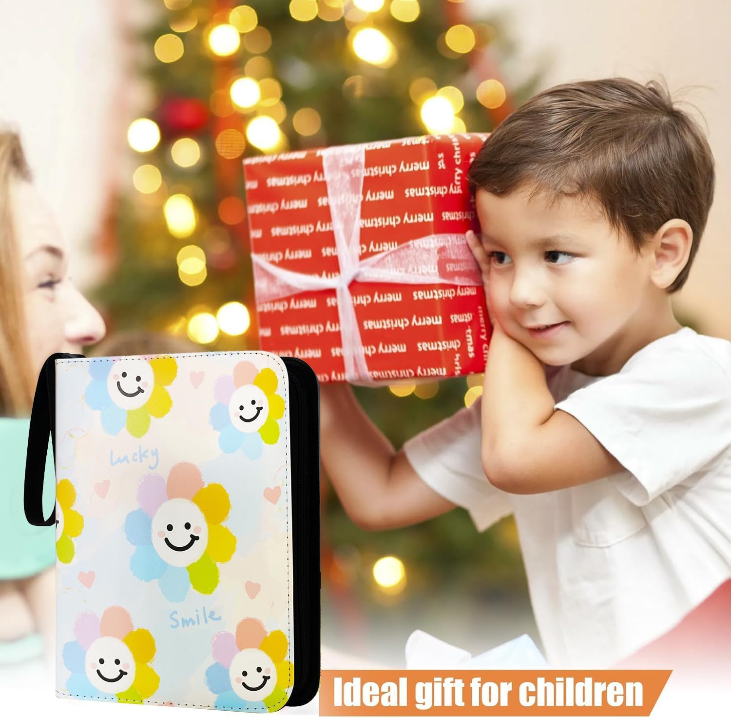 160 Cards Card Holder for Yoto Card, Card Case Organizer Fit for 2.3 * 3.4 inch Yoto Player Cards/Mini Audiobook Cards, Card Storage Holder for Yoto Cards (Flowers)