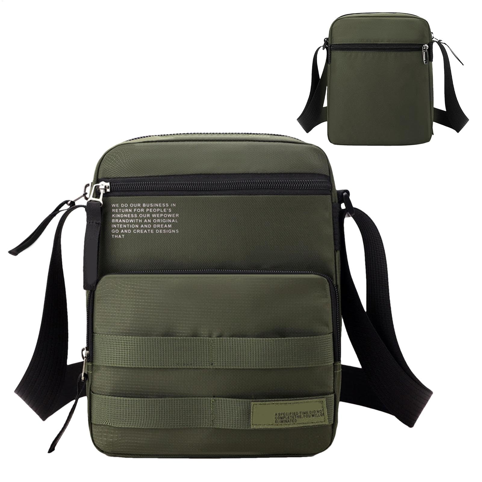 Bolso bandolera de moda para hombre: diseño multifuncional premium resistente al desgaste 8