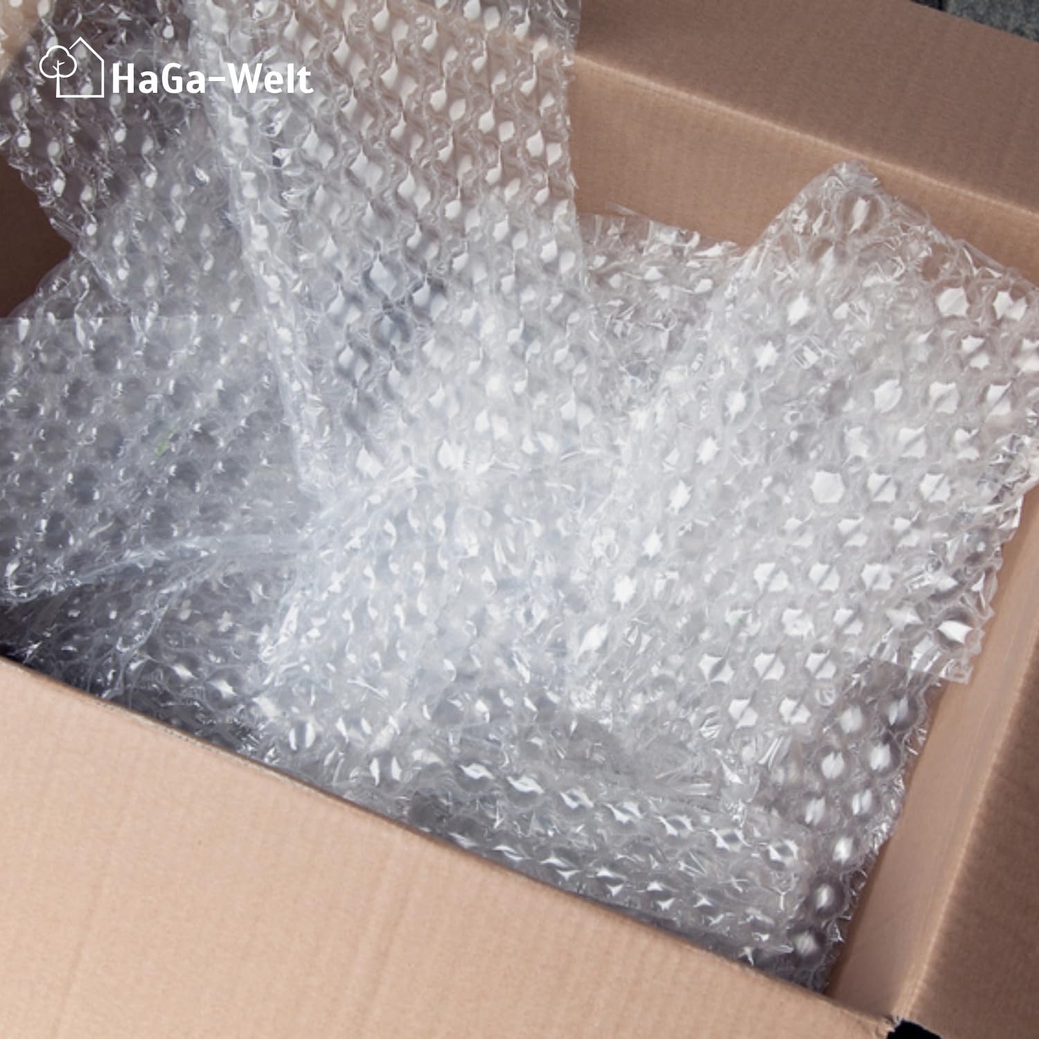 HaGa® Film isolant à bulles 1,2m x 50m Film à bulles pour serre – Protection hivernale pour plantes et légumes – Compatible avec les plantes et résistant aux intempéries