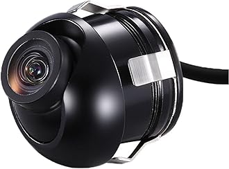 Mini CCD HD Night Vision 360 Degree Rotatable Car Rear Front Side View Backup Camera with Mirror Image Conversion Lines