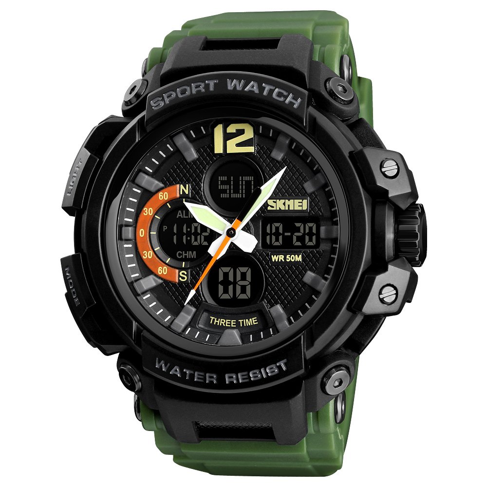 SKMEI Rubber Gmarks -1343 Black Dial Digital Sports Watch - For Men, Black Band (B07G9KGX5C) Amazon Price History, Amazon Price Tracker