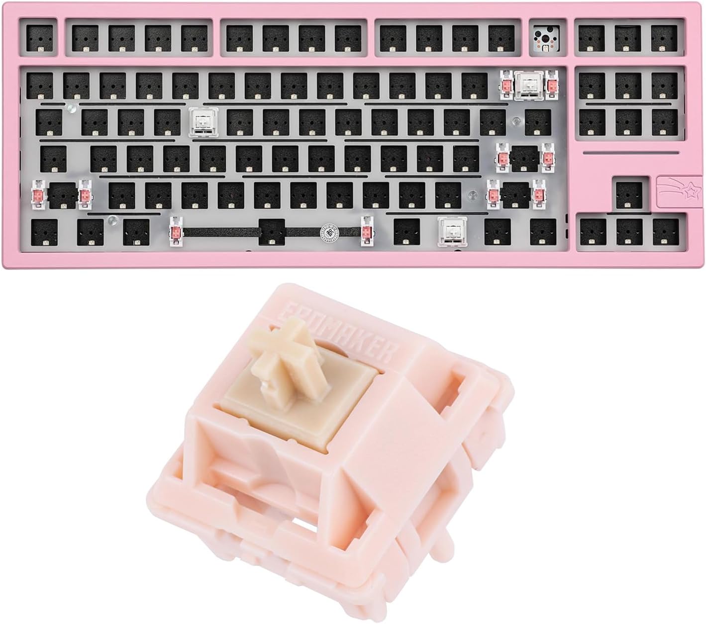 Amazon.com: EPOMAKER x Feker Galaxy80 Gaming Keyboard Kit, Aluminum ...
