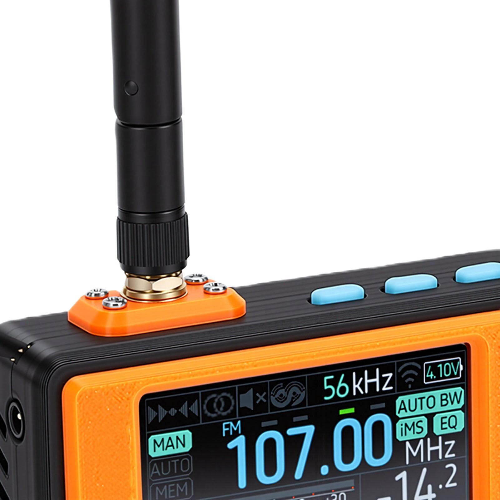 FTVOGUE Mini Radioempfänger, Tragbares AM FM LW MW SW Radio, 2,4 Zoll