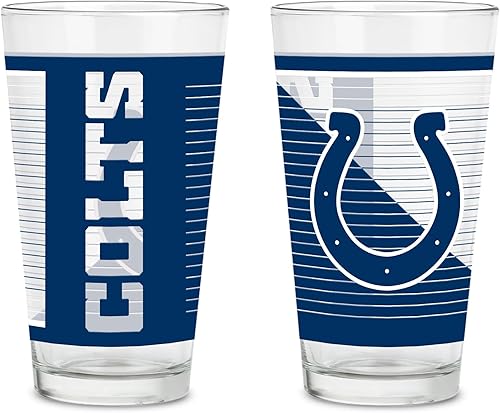 Vista 33 de Rico Industries NFL Football Main - Juego de 2 vasos clásicos de 16 onzas con logotipo impreso digitalmente, apto para lavavajillas NFL Football