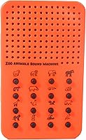 Vista 8 de Zoo Animal Noisemaker con 16 sonidos, rugidos, gruñidos, silbidos, chillidos y ruidos, generador de sonido electrónico portátil de selva - Tablero