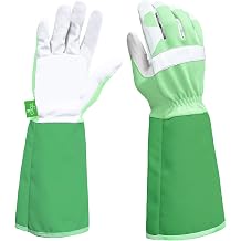 DIGZ Goatskin Rose Picker Garden Gloves