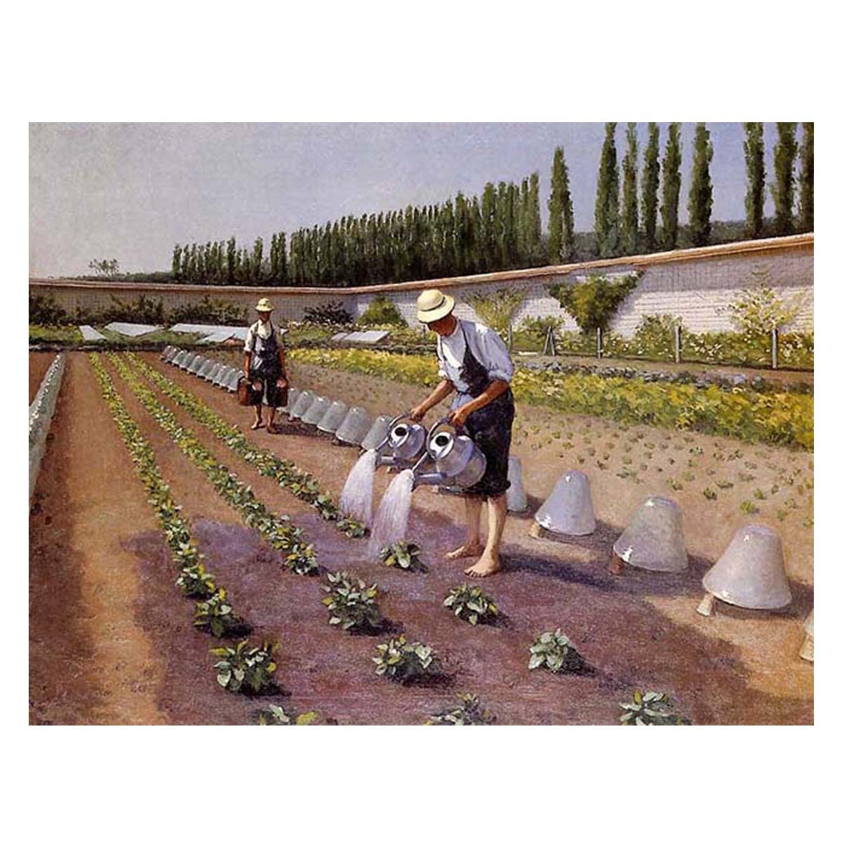 Ltt-Ydd-Ccl Gustave Caillebotte Ogrodnik, obrazy na płótnie, reprodukcja sztuki, płótno, obrazy na płótnie, do salonu i sypialni, dekoracja domu, 70 x 90 cm, bez ramy