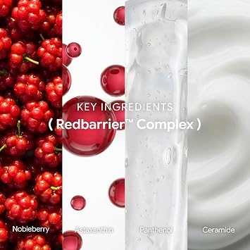 Redbarrier Cream | Anti-Aging Face Moisturizer with Peptides & Ceramides for Wrinkles & Skin Barrier Repair | Vegan Korean Skincare to Firm, Hydrate & Restore Radiance, 1.69 fl. oz.