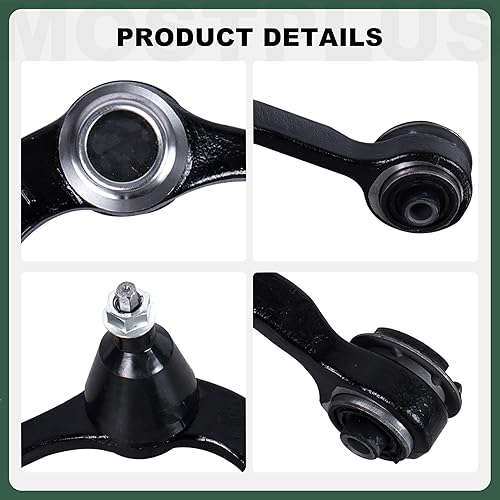 Miniatura 10 de MOSTPLUS Brazo de control superior de suspensión delantera compatible con Ford F150 Expedition 2006-2008 Lincoln Mark LT Navigator 2005-2020, juego