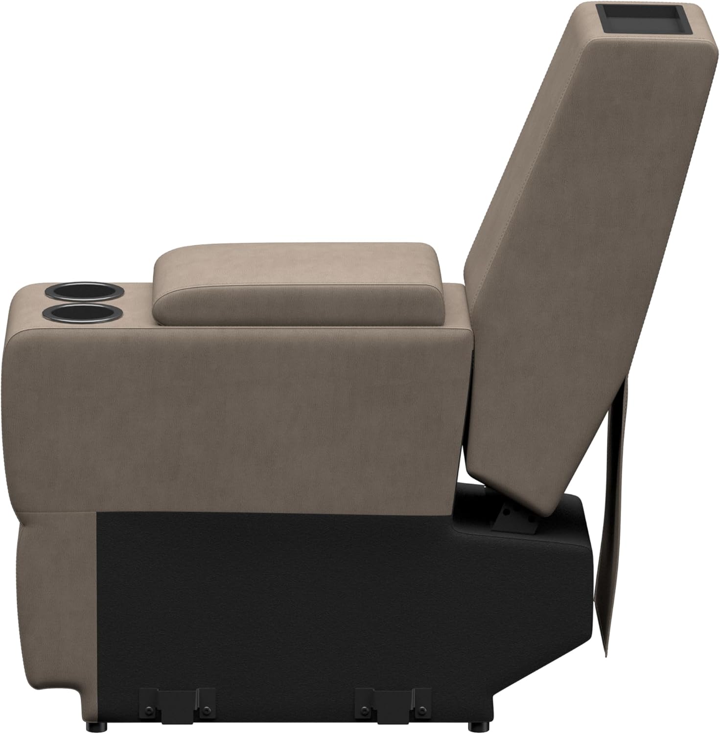 THOMAS PAYNE Signature Heritage Series Driftwood RV Theater Seating 10" Center Console with Storage Compartment, Dual Cupholders, Wireless Charging Station - 2024044098