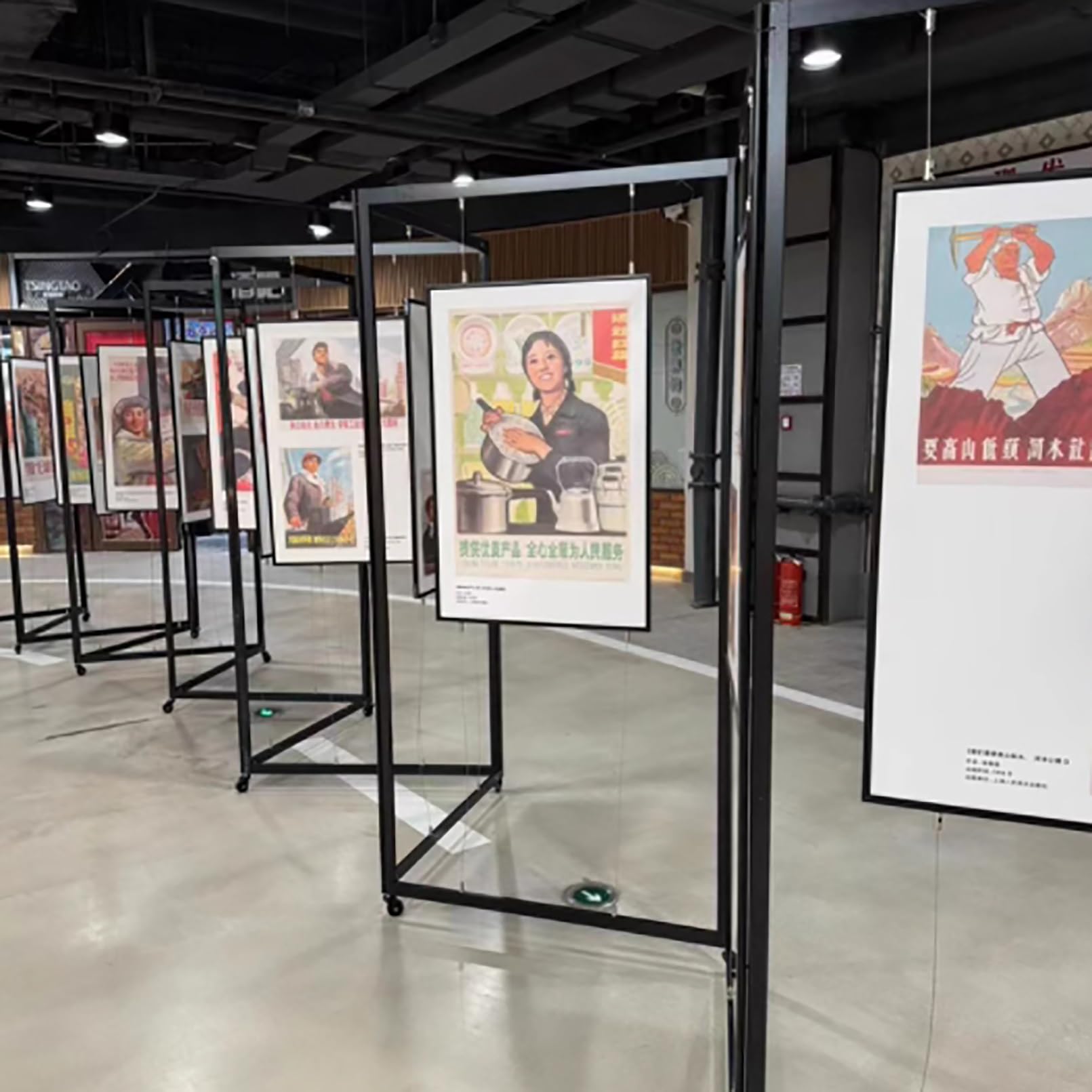 Lot de 3 présentoirs pliables pour expositions, 80 x 180 cm, parfaits pour la calligraphie, la peinture, la photographie, la publicité et les présentations