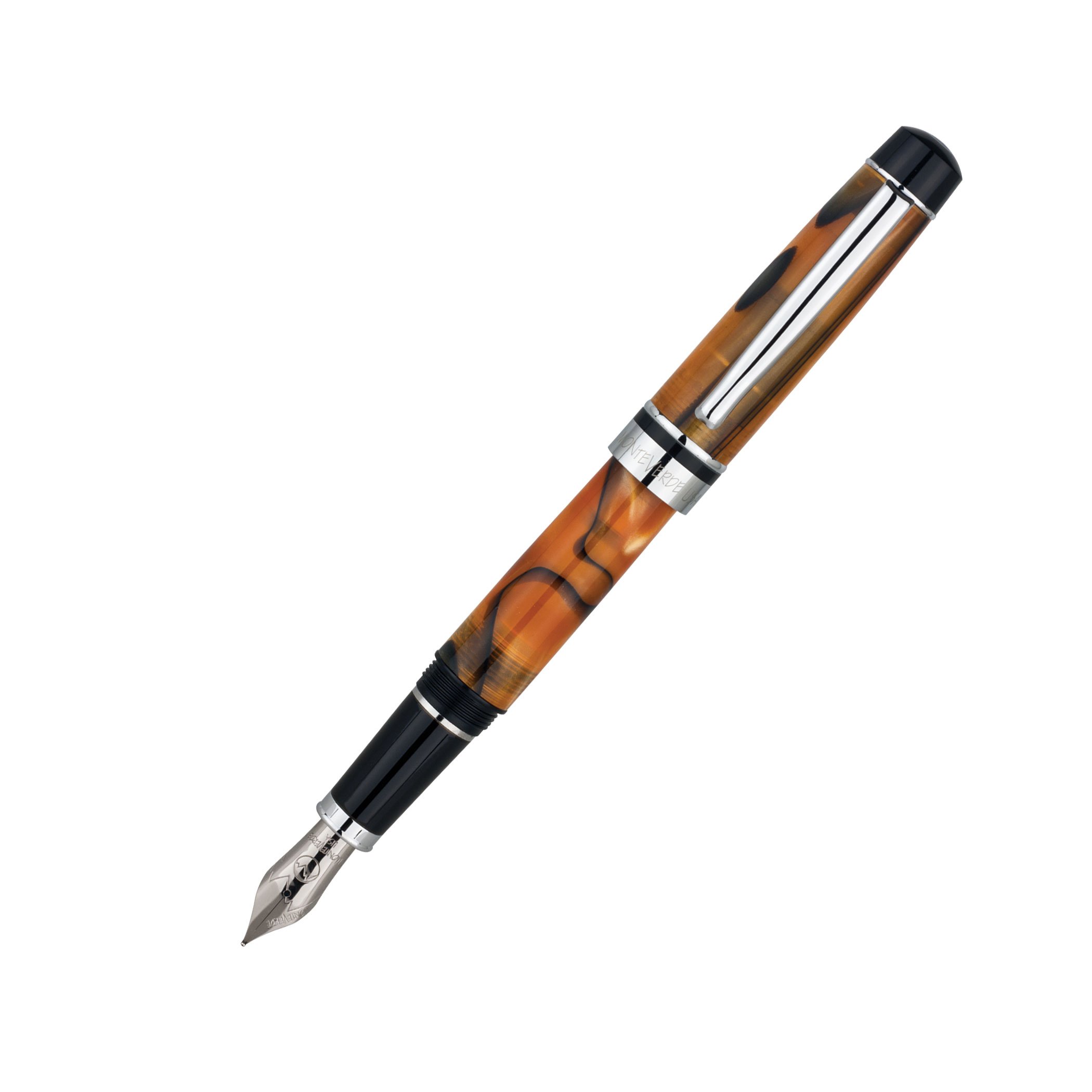 Monteverde Prima Fountain Pen Tiger Eye Swirl - F