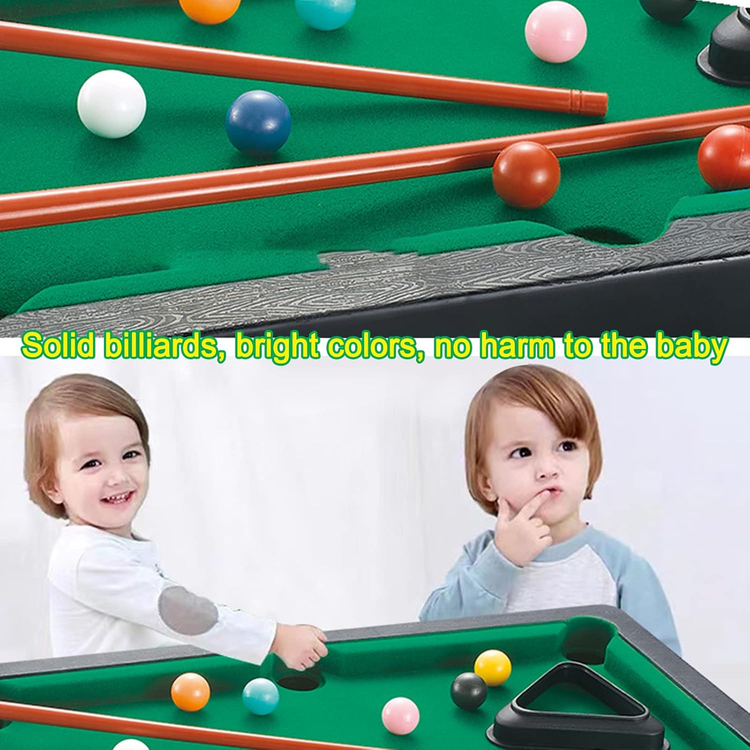 Tabletop Billiards Parent-Child Interaction Children Educational Mini Desktop Pool Table Snooker Toy Game Set Desktop Billiards Mini Pool Table for Desktop Kids Adults Dorm Room Tabletop Pool : Sports & Outdoors